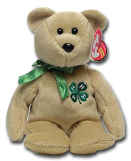 4 leaf clover beanie baby